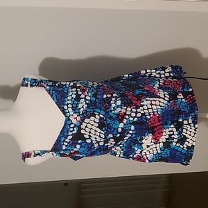Swimsuits For All Tankini, Size 18, Multicolor